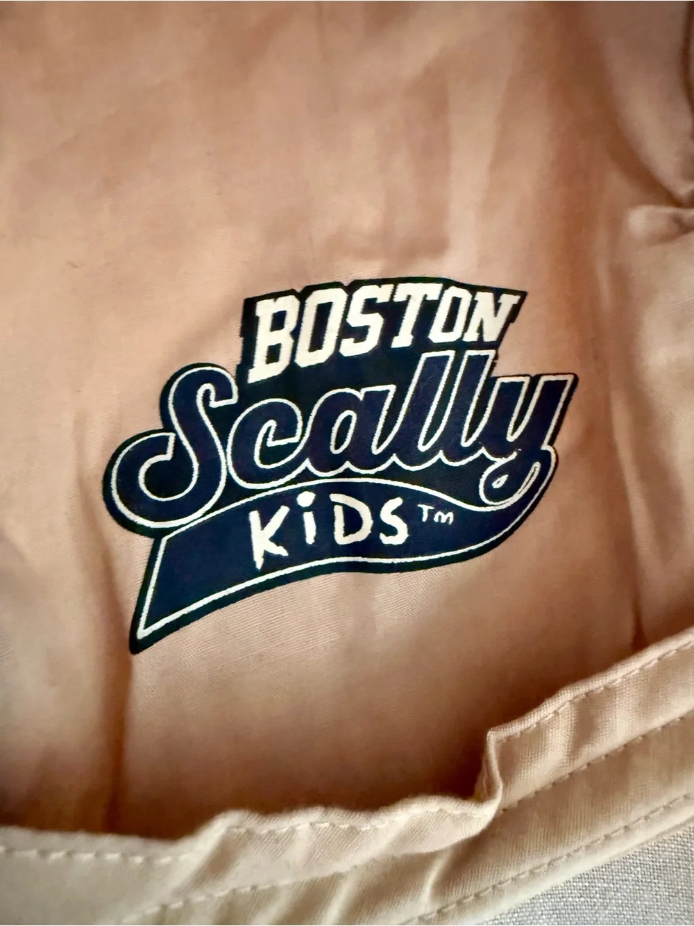 Boston Scally Classic Tan Cotton Newsboy Cap Kids Size Large 53cm-New